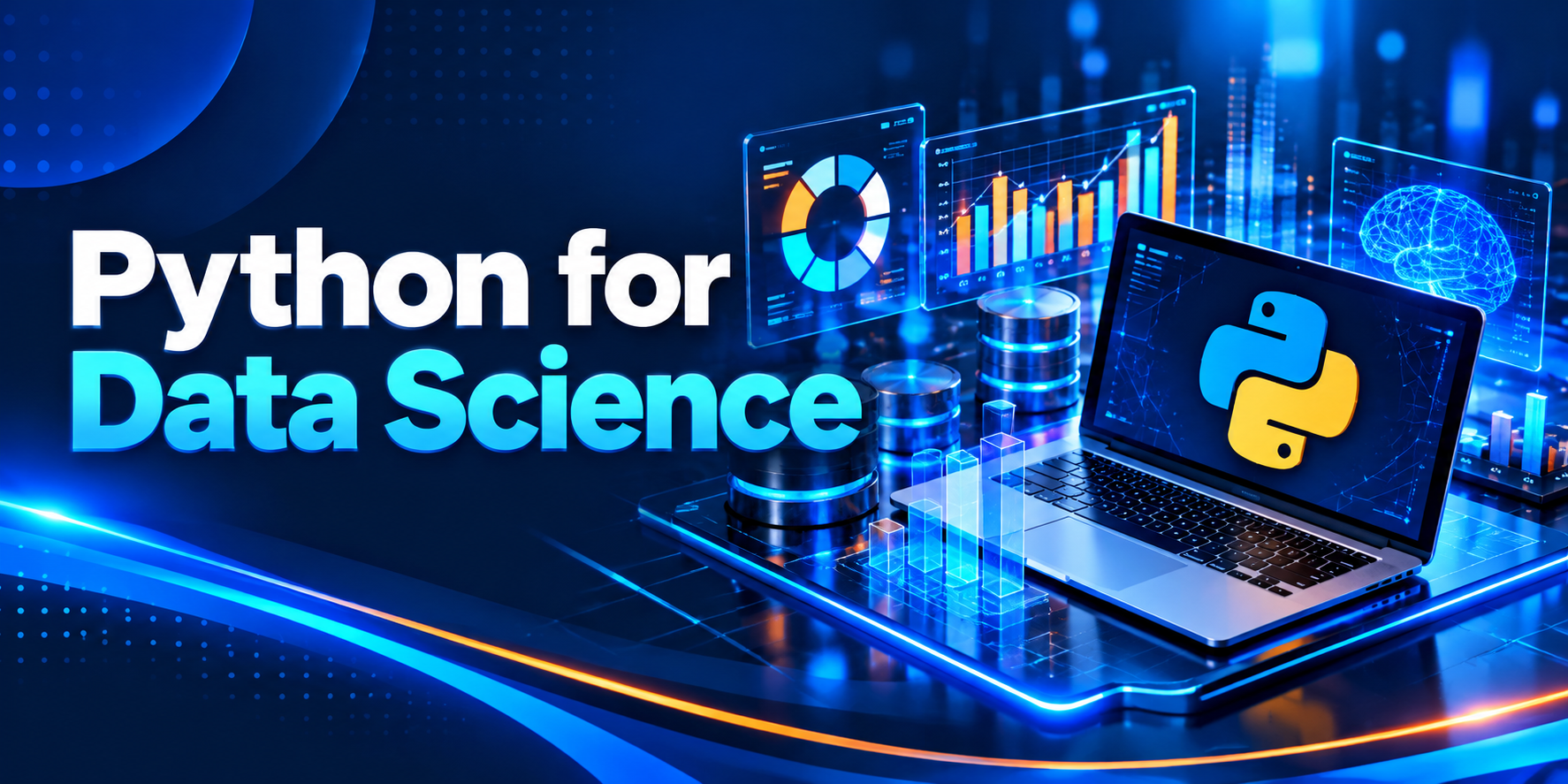 Python for Data Science course banner